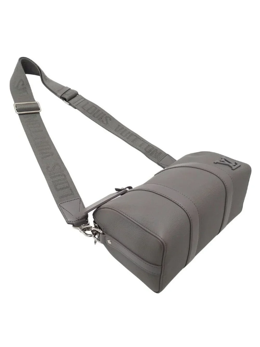 Louis Vuitton LV Aerogram Shoulder Bag City Keepall Gray
